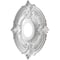 Ekena Millwork Attica PVC Medallion (Canopies up to 5"), 13"OD x 3 1/2"ID x 3/4"P, Universal Aged Metallic Rust CMP13ATDRU - alternate 5
